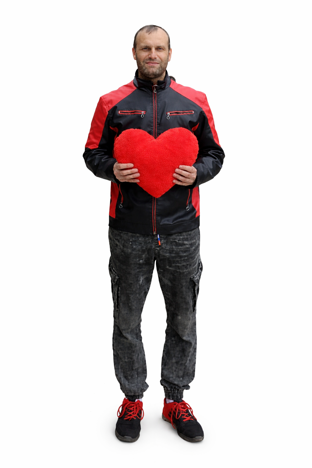 „Individuali 3D Figūrėlė iš Nuotraukos su Širdimi ir Užrašu“