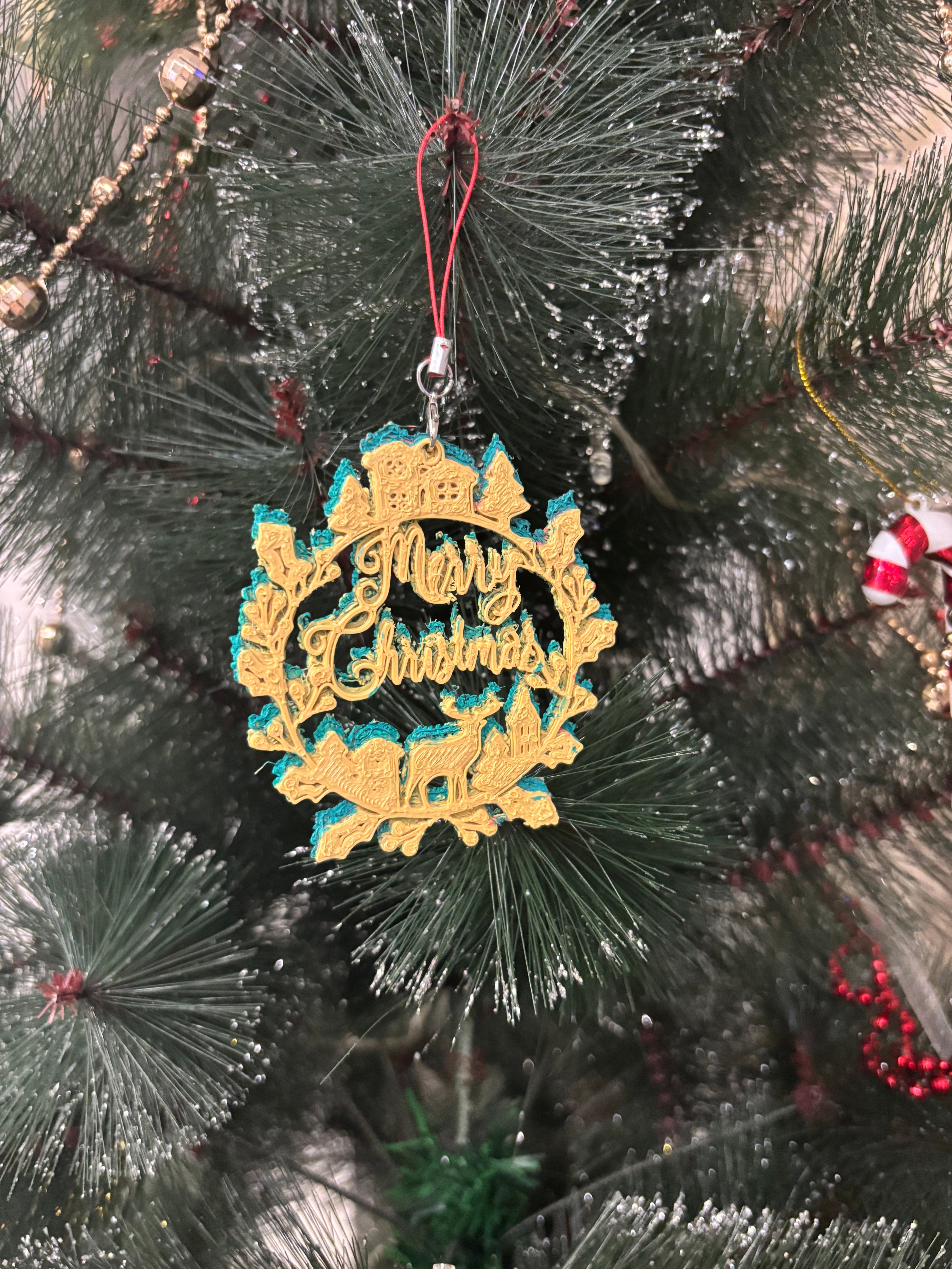 Eglės žaisliukas (linksmų Kalėdų)