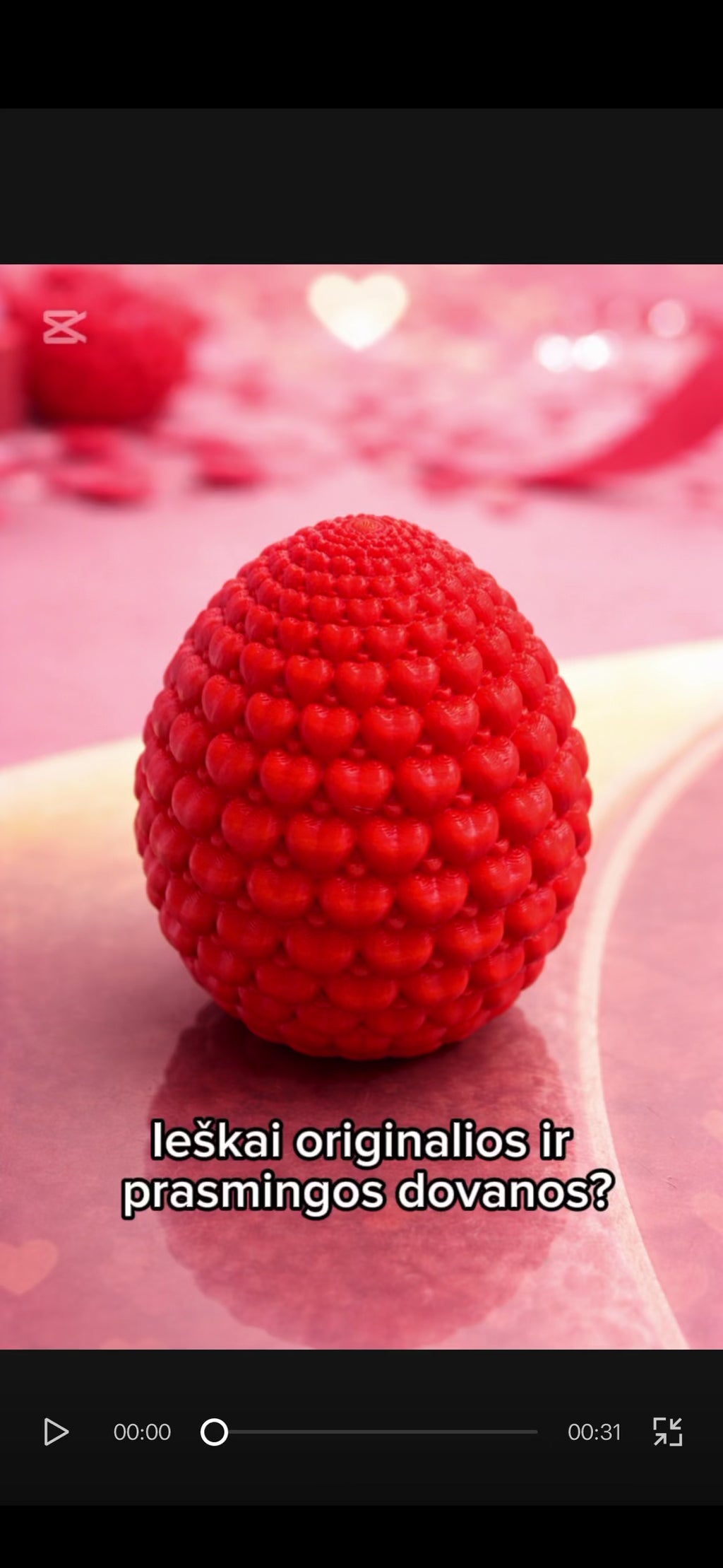 Dekoratyvinė kiaušinio formos dėžutė papuošalams