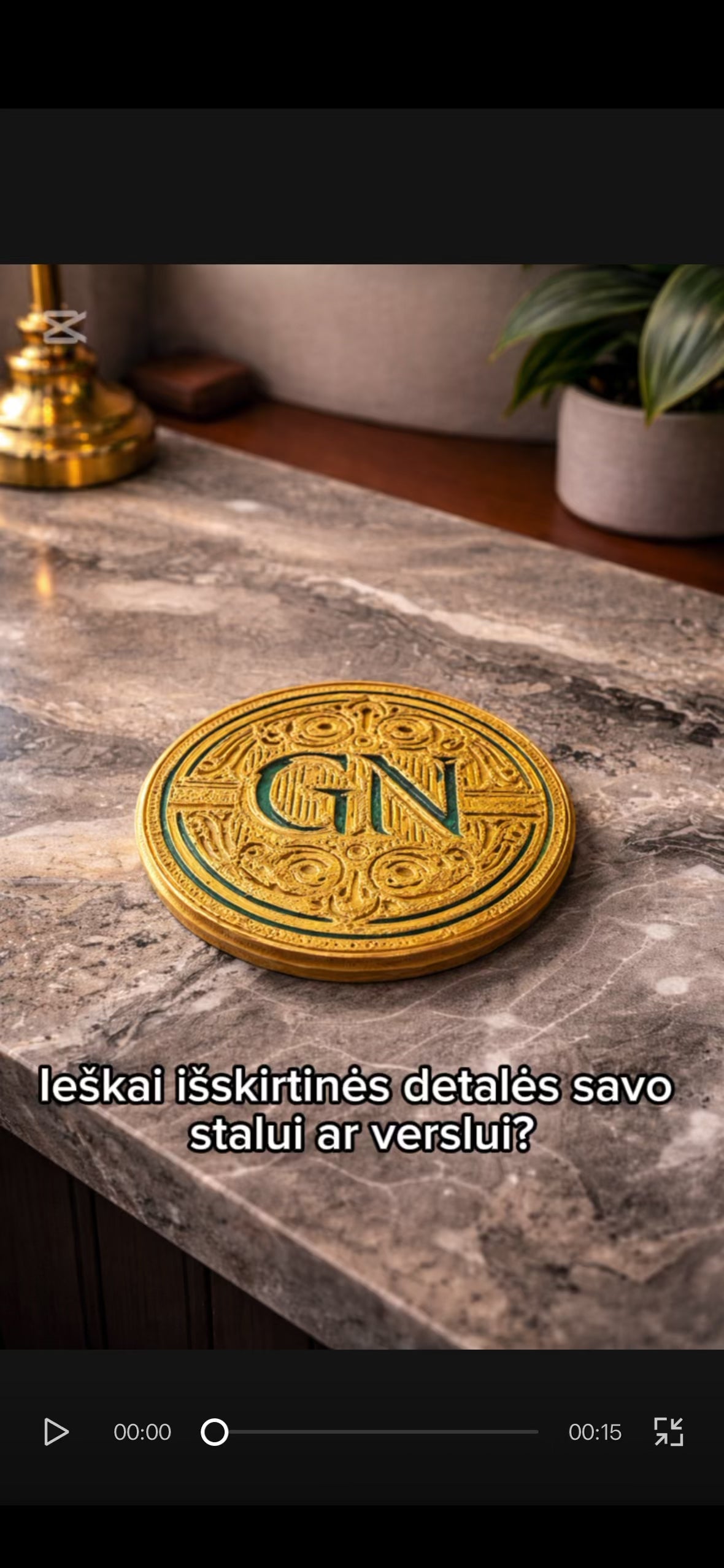 Personalizuotas stalo padėkliukas su Jūsų logotipu (kavai ir gėrimams)